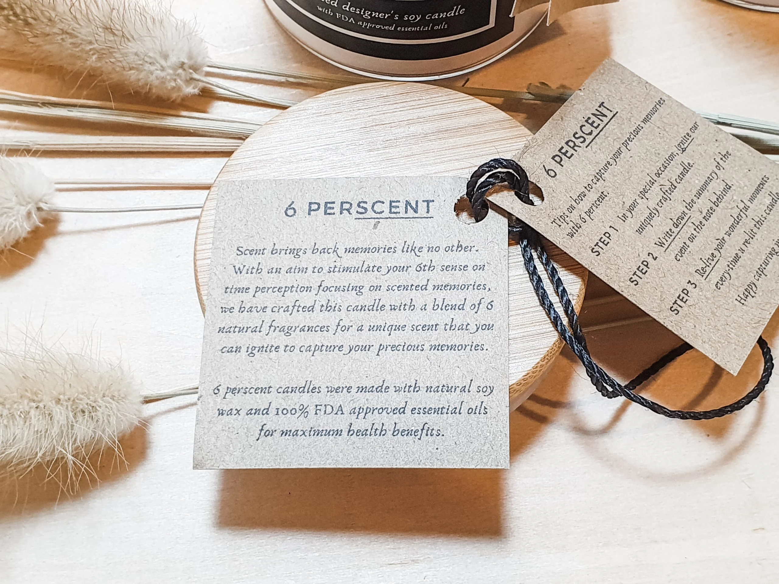 Single scent Scented soy candle by 6perscent - Image 7