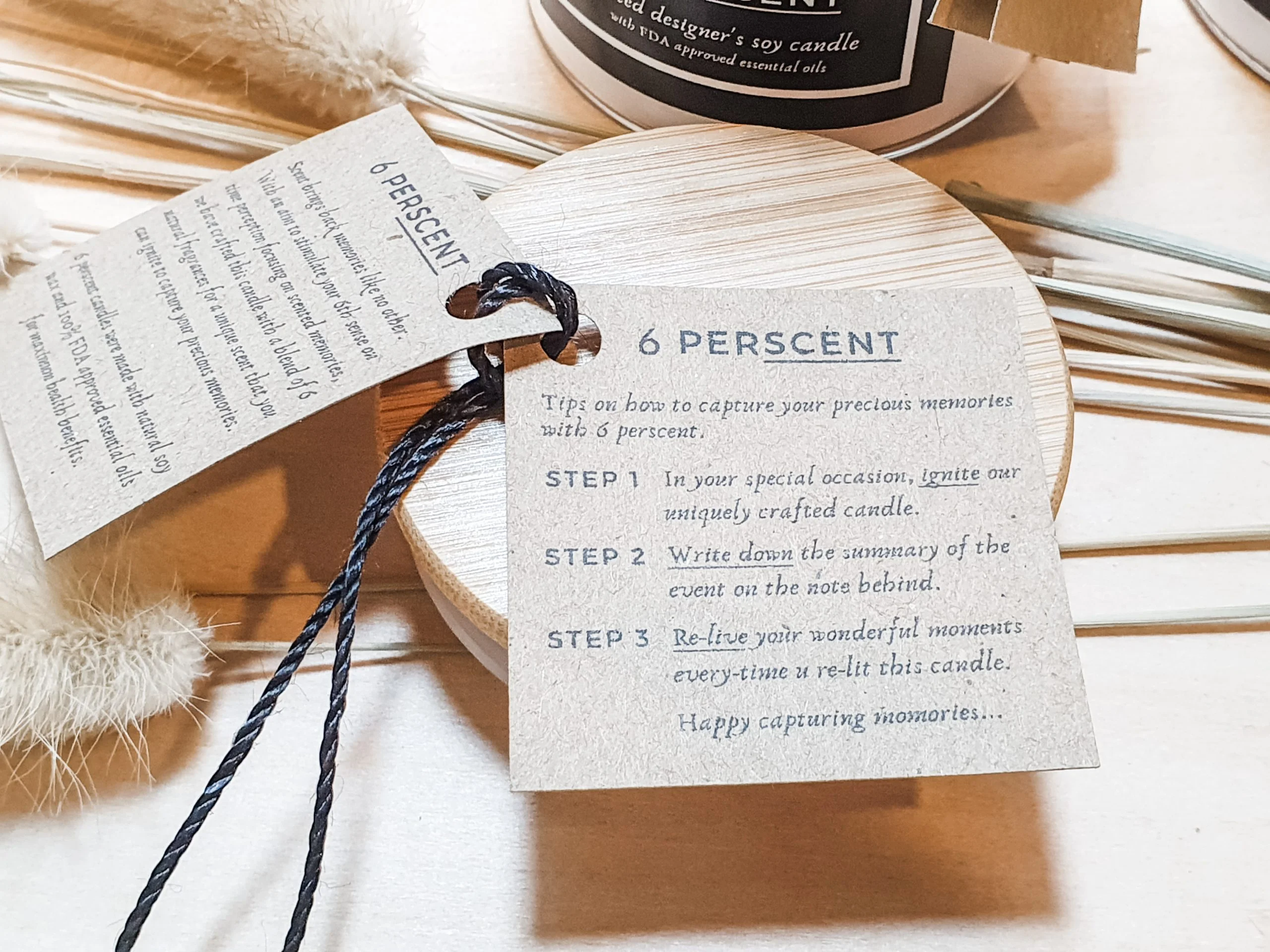 Single scent Scented soy candle by 6perscent - Image 8