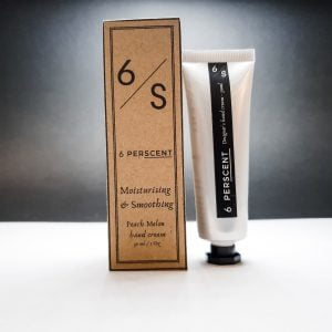 Scented Hand cream (30ml) by 6perscent – Moisturizing & smoothing (Peach Melon)